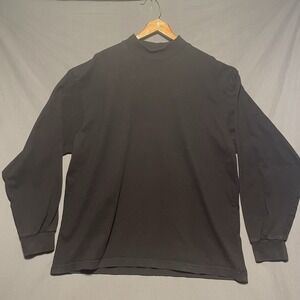 Rothco Men's Mock Neck Black Long Sleeve Size XL